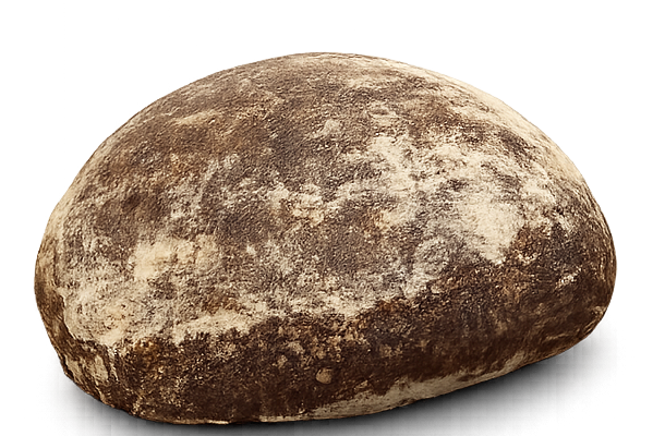 Ganzes, ungeschnittenes Brot